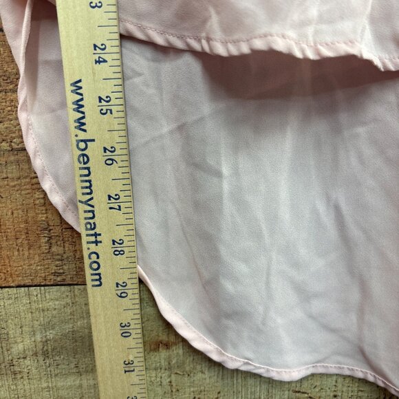 Cato Womens Light Pink 3/4 Sleeve High-Low Tunic Blouse L - Picture 2 of 6